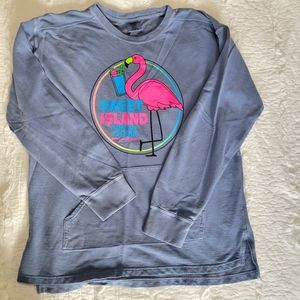 Sweet Island Topsail Island North Carolina Sweatshirt L EUC Lightweight